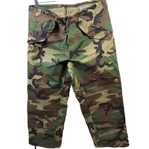 Military USGI BDU Camo Extended Cold Weather Trousers Medium Regular G-Tex NWOT